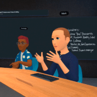 Mark Zuckerberg no Horizon Workrooms