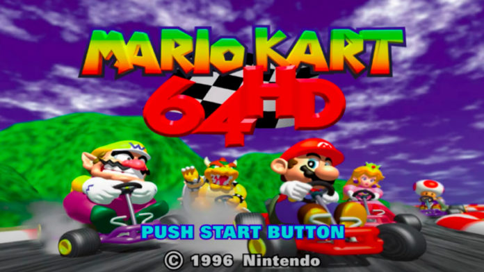 Mario Kart 64 em 4K