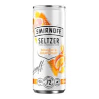 Smirnoff Seltzer Orange & Grapefruit.