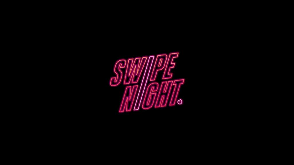 Ação Swipe Night de Tinder.