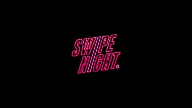Ação Swipe Night de Tinder.