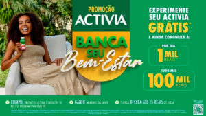 Promoção de cashback da Activia.
