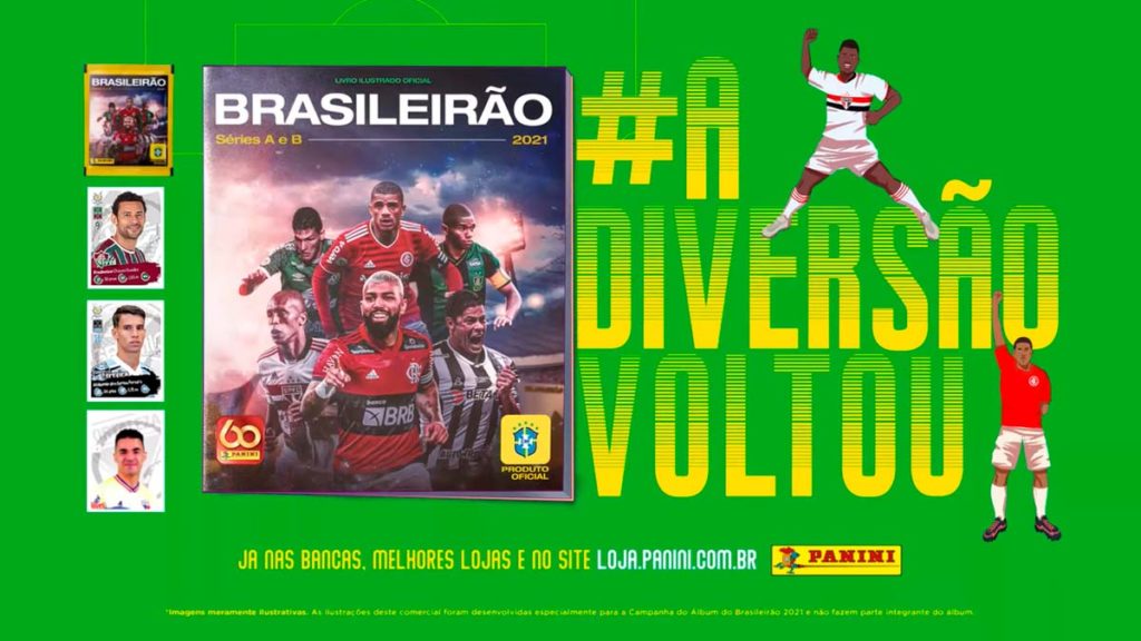 Álbum de figurinhas Brasileirão 2021 Editora Panini