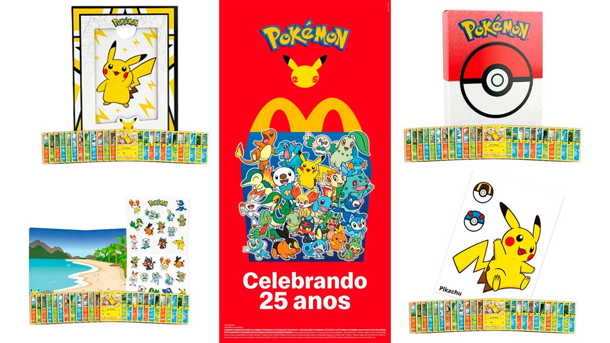 McDonald's lança nova promoção com cards 'Pokémon