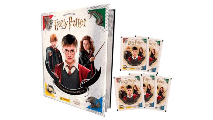Álbum de figurinhas Harry Potter da Editora Panini