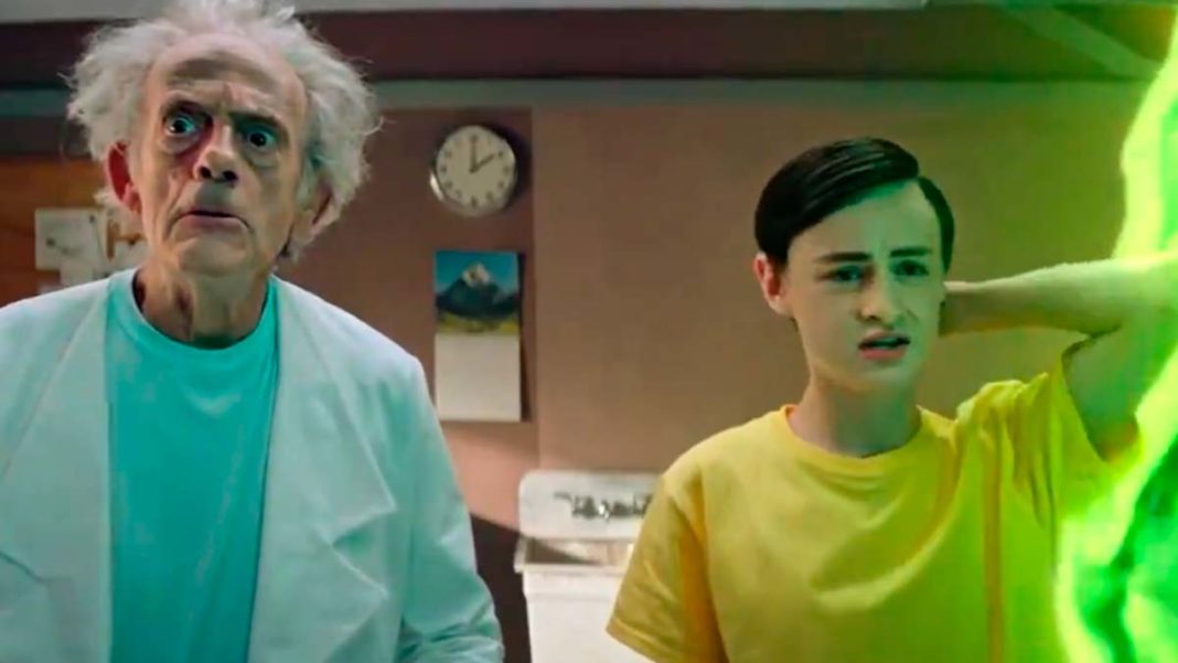 live-action de Rick and Morty com Christopher Lloyd