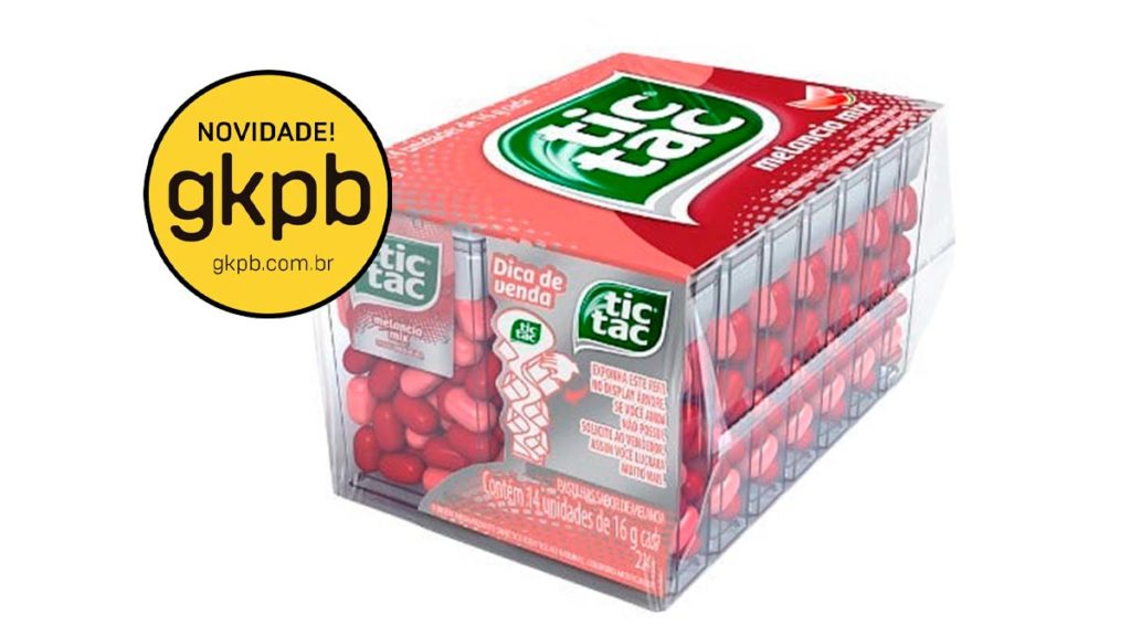Novo Tic Tac sabor melancia