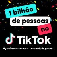 TikTok atinge um bilhão de usuários ativos por mês