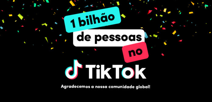 TikTok atinge um bilhão de usuários ativos por mês