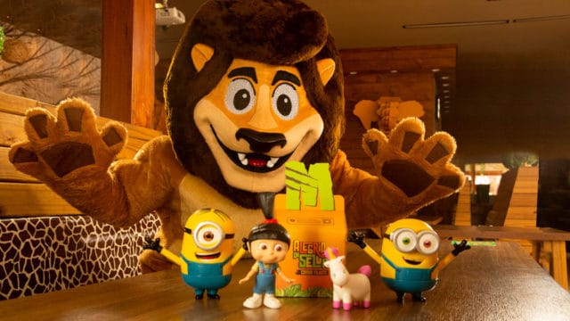 Minions no combo Alegria da Selva do Mundo Animal.