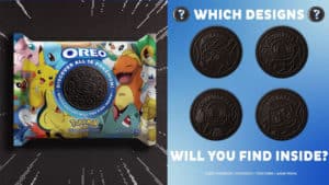 Linha Oreo x Pokémon.