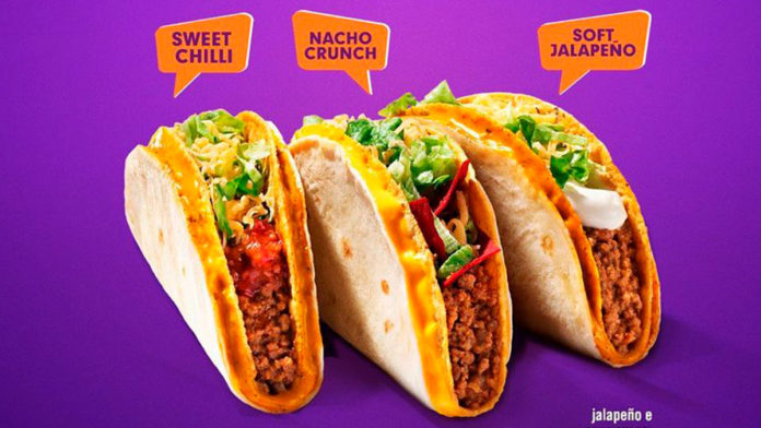 Power Tacos da Taco Bell.