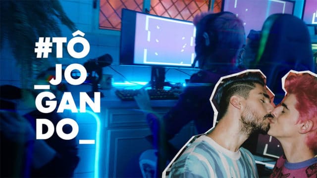 Jean Luca na campanha do Tinder com música tema de Anunciação.