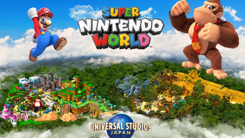 Parque do Donkey Kong na Universal Studios Japan.