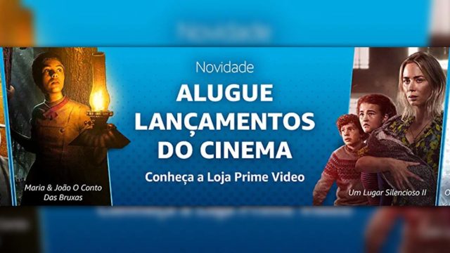 Amazon Prime Video aluguel de filmes