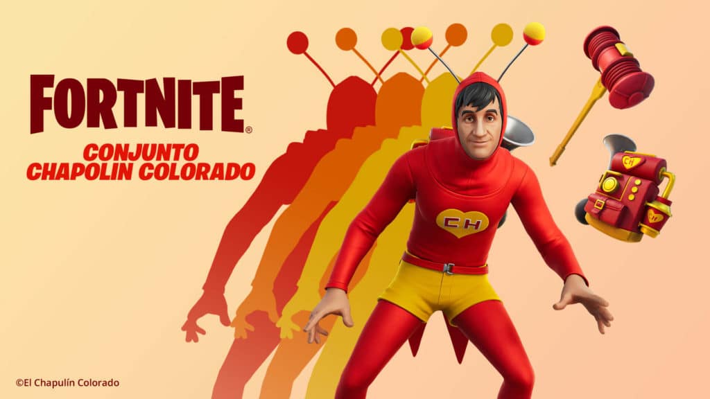 Fortnite anuncia skin do Chapolin Colorado