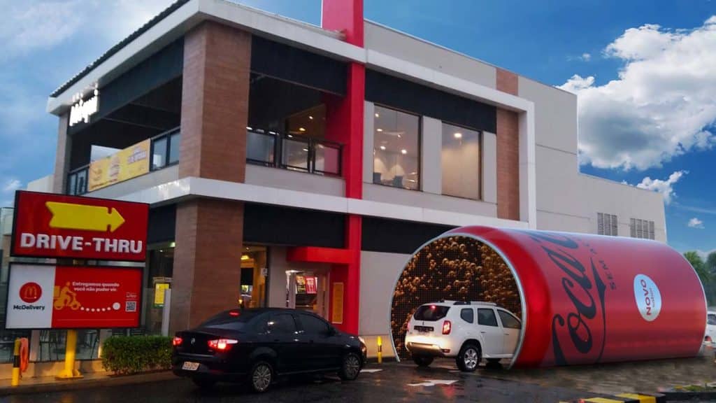 Coca-Cola promove experiência no Drive-Thru do McDonald's para promover sabor Sem Açúcar
