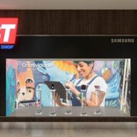 Fast Shop e Samsung se unem para produzir vitrine tecnológica