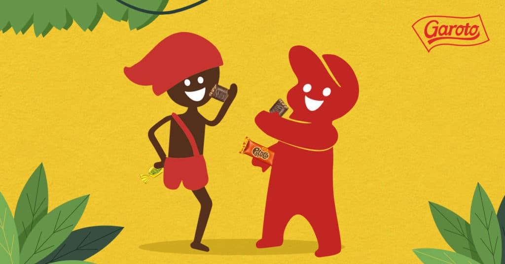 Garoto une Halloween com dia do Saci em ação "garotices ou travessuras"