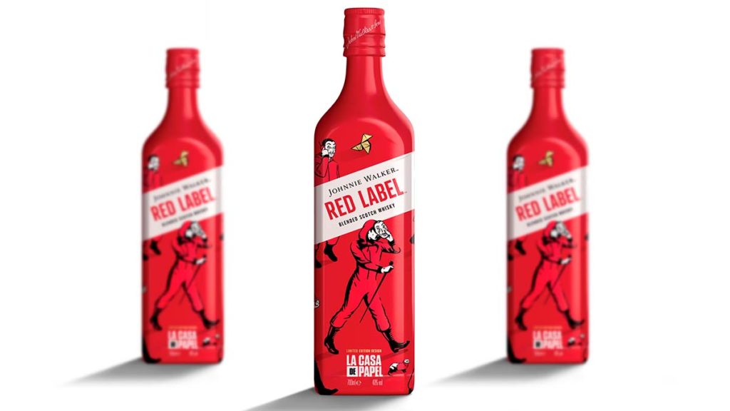 Johnnie Walker Red Label La Casa de Papel