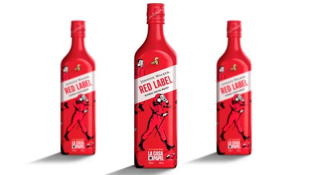 Johnnie Walker Red Label La Casa de Papel