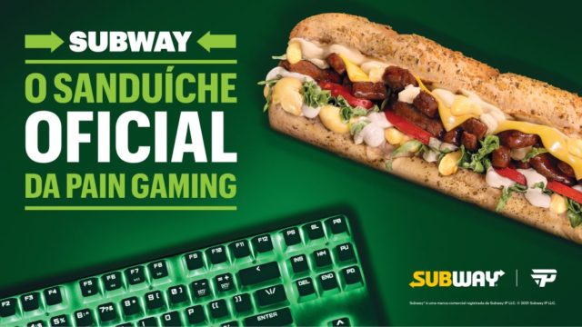 Subway anuncia patrocíno ao time de eSports paiN Gaming
