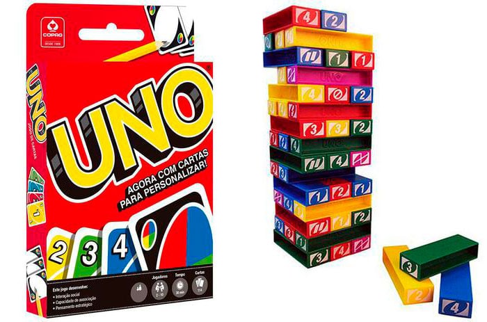 Jogo Uno Stacko - MP Brinquedos