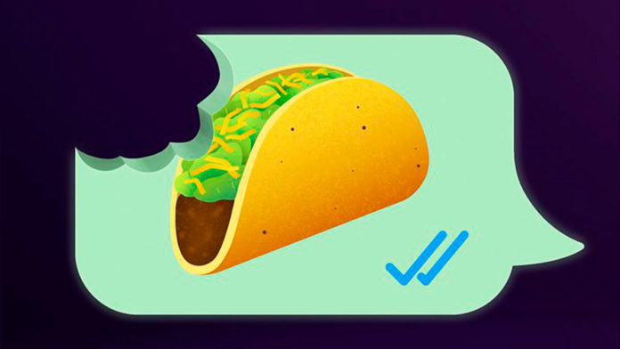 Taco Bell troca emoji de tortilla por taco grátis.