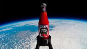 Heinz lança ketchup ao espaço
