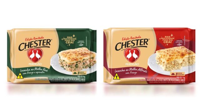 Perdigão lança edição limitada de Lasanha Chester para celebrações de fim de ano