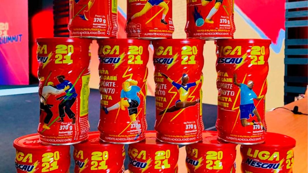 Latas colecionáveis Liga Nescau
