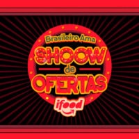 A foto apresenta o logo do Shoow de Ofertas do iFood, para divulgar o caça ao tesouro do app.