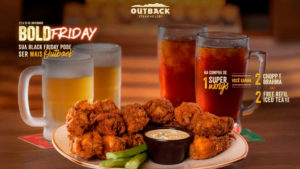 A oferta apresenta um dos combos da Black Friday do Outback.