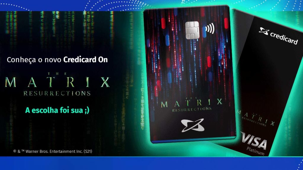 Credicard lança cartão temático de Matrix Resurrections