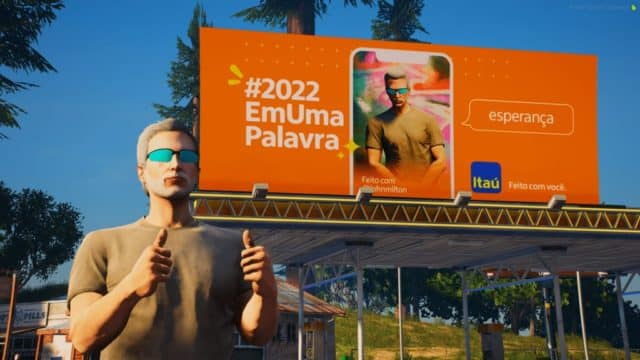 Itaú realiza campanha de fim de ano no GTA RP