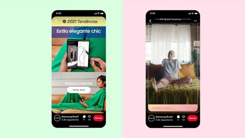 Pinterest lança Trend Badges no Brasil com campanha publicitária da Samsung