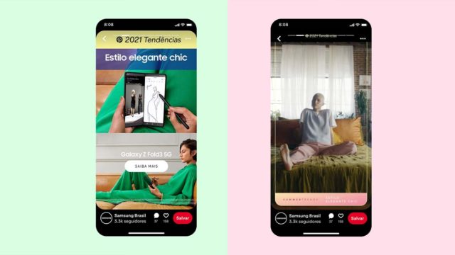 Pinterest lança Trend Badges no Brasil com campanha publicitária da Samsung