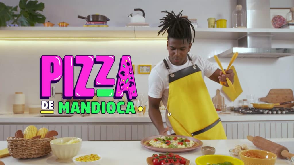 A foto apresenta um dos vídeos de receitas saudáveis da Disney Channel.