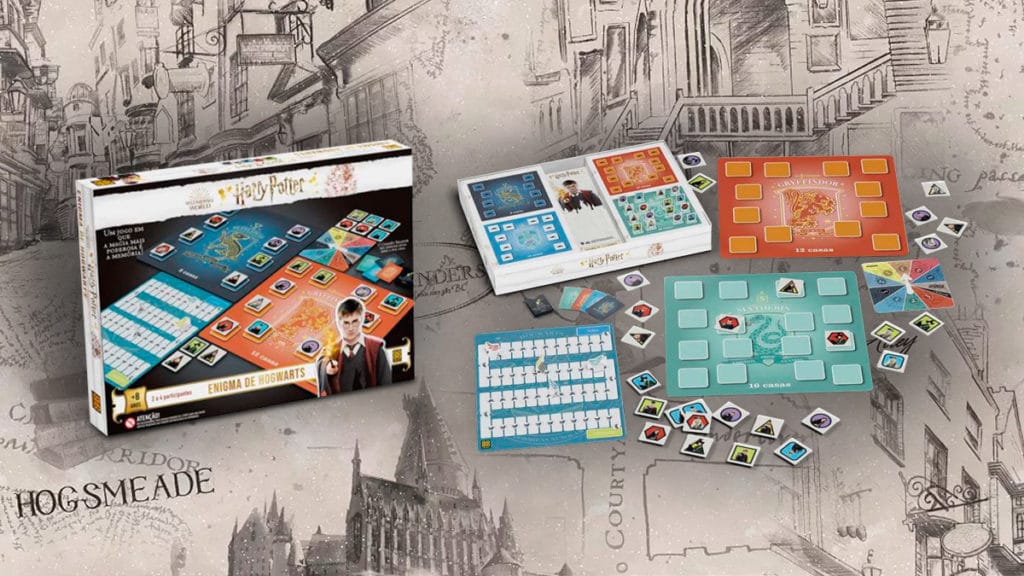 A foto apresenta o novo jogo de Harry Potter da Grow.