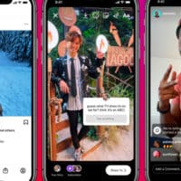 A foto apresenta os novos testes dos conteúdos pagos do Instagram.