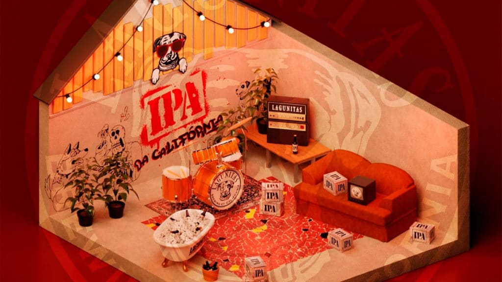 lagunitas-nfts A foto apresenta uma das NFTs da Lagunitas.