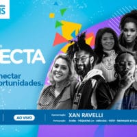 A foto apresenta o evento da Nestlé, que irá capacitar e empregar jovens.