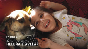 A foto apresenta um dos episódios da série sobre superação e adoção da Petland.