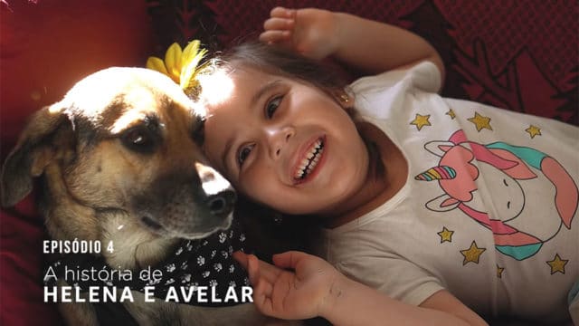 A foto apresenta um dos episódios da série sobre superação e adoção da Petland.
