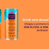 A foto apresenta a embalagem do Virgin Tonic.