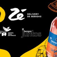 A foto apresenta a nova cerveja do Zé Delivery com a CUFA.