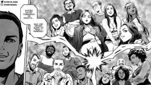 Ilustrador transforma cenas do BBB 22 em mangá