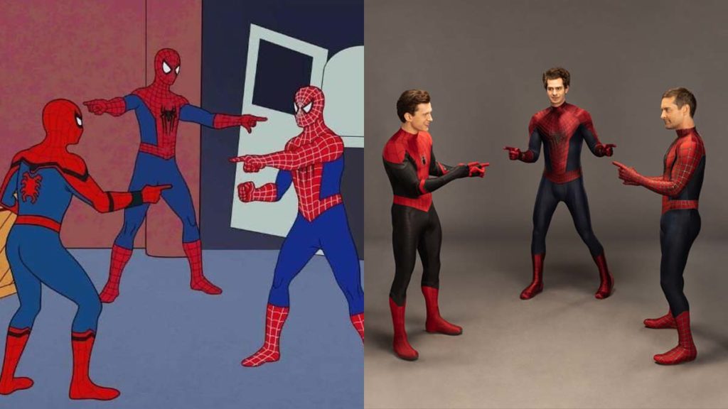 Sony traz meme dos Homens-Aranha se apontando para anunciar versão Blu-ray