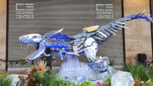 Sony leva estátua de Horizon Forbidden West para São Paulo