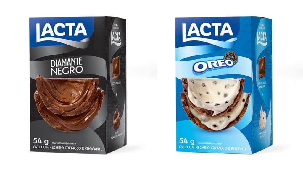 Lacta anuncia Mini Eggs Oreo e Lacta Diamante Negro para Páscoa